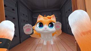 Crazy Cat FINALLY Leaves The House  I Am Cat VR Full Game [upl. by Arem]