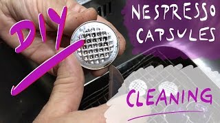 clean the capsules  nespresso capsules cleaning [upl. by Aciras]