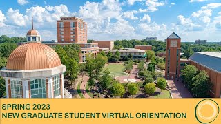 Graduate Student Orientation 2023 [upl. by Cassey597]