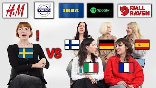 Swedish Was Shocked By The Pronunciation Of Swedish Brand Name In 6 Different Europe Countries [upl. by Pembrook]