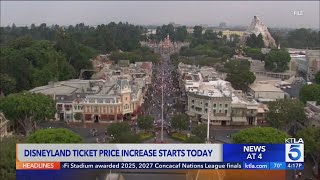 Disneyland Resort increases prices on most theme park tickets [upl. by Hekker]