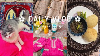 DAILY VLOG ✿ A day in my Life 🤍  Cooking 🧑‍🍳 Skincare 🧴 QURAN 🌸  prayer silentvlog FD73 [upl. by Spenser]