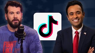 Vivek and Steven Crowder Debate TikTok Bill [upl. by Suhpesoj]