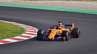 F1 Pre Season Test Barcelona 2018 Pure Sounds and Action [upl. by Nauq14]