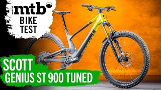 Scott Genius ST 900 Tuned I Bike Test I Trail Bike I 150mm I 160mm I Remote Lockout [upl. by Laumas962]