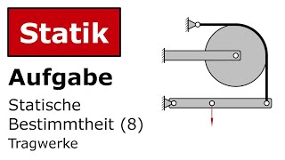 🔧 Statische Bestimmtheit 8 Technische Mechanik Statik Tragwerke [upl. by Spiros]