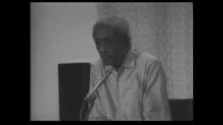 J Krishnamurti  Brockwood Park 1978  Seminar 1  The art of questioning [upl. by Ardie335]