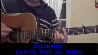 Sensualité Axelle Red reprise en guitare voix 1993 [upl. by Jacintha]