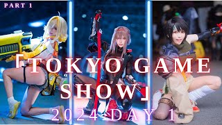 Tokyo Game Show 2024 Games Cosplay Day 1  Part 1 [upl. by Eybbob]