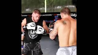 Rafael Fiziev and Brad Riddell sparring  Tiger Muay Thai [upl. by Darby]