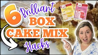 6 Brilliant BOX CAKE MIX RECIPES you MUST TRY  MOUTHWATERING Cake Mix Recipes you DONT WANNA MISS [upl. by Hayyim]