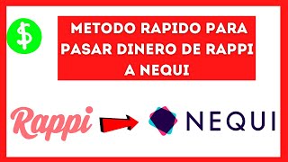 💳COMO PASAR PLATA de un RAPPIPAY a NEQUI 2021📲 [upl. by Reviere]