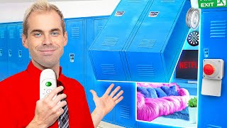 We Build a Secret Room in School  Funny Situations amp Amazing Ideas by Crafty Hacks [upl. by Elimac]