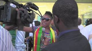 Cameroon Roots Interviews at Douala Airport [upl. by Tebor732]