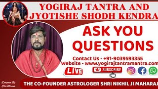 Consultation by Astrologer Shri Nikhil Ji Maharaj Paranormal Expert Occult Science Expertlive [upl. by Inava540]