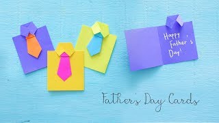 DIY Fathers Day Cards  Gift Ideas  Paper Crafts [upl. by Kaine227]