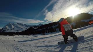 Boardercross training in La Clusaz [upl. by Llenna165]