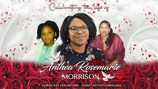 Celebration service for the life of Anthea Rosemarie Morrison [upl. by Gabriell]