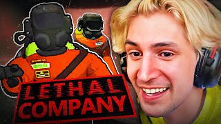 XQC PLAYS LETHAL COMPANY Part 1 [upl. by Freytag]