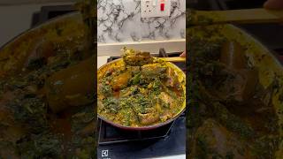 Afang soup is one of my favourite soups in Nigeriait tastes so good shorts reels food trending [upl. by Orlene]