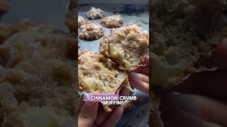 Apple Cinnamon Crumble Muffins😋 baking easyrecipes healthy apple fall autumn dessert shorts [upl. by Amihc]