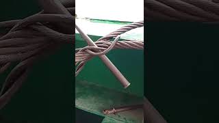 Splicing Huge Wire Rope The Easiest Way [upl. by Kimmy969]