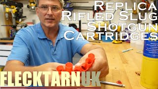 119 Preparing Replica Shotgun Shells with Rifled Slugs in Reused Hulls [upl. by Ymereg]