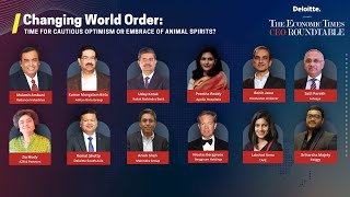 ET CEO Roundtable 2024  Changing World Order Time for cautious optimism or animal spirits [upl. by Meletius]