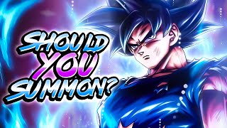 Dragon Ball Legends SHOULD YOU SUMMON FOR ULTRA UI SIGN GOKU [upl. by Martica]