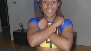 Barbados Flag Crop Top Soca Dance soca reggae barbados rasta ❤️💛💚👸🏾🇧🇧🙌🏾 [upl. by Ecnar]