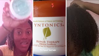 Hair Testing Syntonics Repair Therapy Intensive Conditioner [upl. by Harvard]