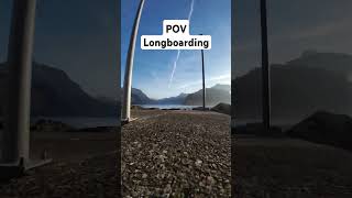 POV Longboarding longboard skateboarding pov shorts [upl. by Anoiuq]