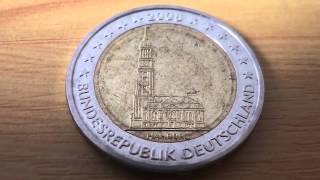 2 Euro special coin Germany  Sondermünze Hamburg  Hamburger Michel [upl. by Notnek749]