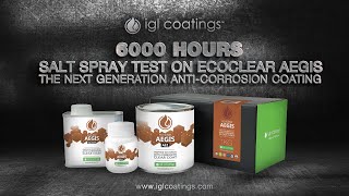 6000 Hours Salt Spray Test on Ecoclear Aegis  The Next Generation AntiCorrosion Coating Mar 23 [upl. by Mychael]