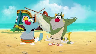 Oggy and the Cockroaches 🌴☀ OGGY amp JACK ON BEACH 🌴☀ Full Episode HD [upl. by Haerb418]