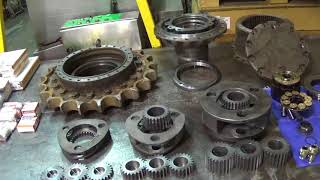 CJ Plant Limited  Hitachi ZX225 Final drive Strip Clean and Rebuild [upl. by Massey884]