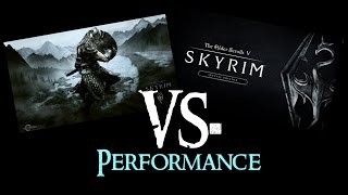 SKYRIM vs SKYRIM Special Edition  PerformanceFPS  1080pUltra [upl. by Ybba972]