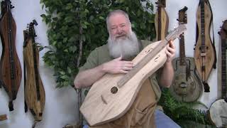 New Folkcraft Dulcimer  First Prototype February 6 2024 [upl. by Kcin740]