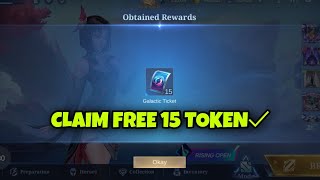 HOW TO CLAIM FREE 15 GALACTIC TICKET TRICK✓Full Tutorial Claim Agad• ALEXIS TRICK MLBB [upl. by Jemie497]