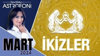 ikizler Burcu Mart 2024 Aylık Burç Yorumları Astrolog Demet Baltacı ile Astroloji haber burçlar [upl. by Aninaj]