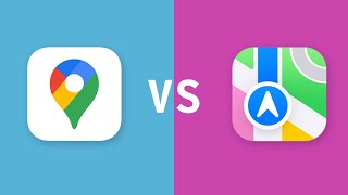 Google Maps vs Apple Maps [upl. by Dnallor738]