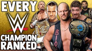 Every WWE Champion Ranked From WORST To BEST [upl. by Nygem]