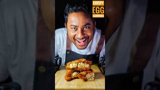 Crispy egg sandwich 🥪🥚🫰asmr shorts food [upl. by Aneerahs]