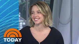 Sydney Sweeney says her grandmas were extras in ‘Immaculate’ [upl. by Turley]