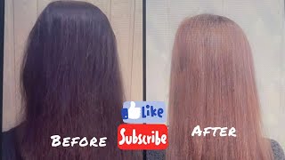 Kune hair colour  kune tinta hair color  apply to 40 volume  kune hair colour kesy apply karain [upl. by Feriga433]