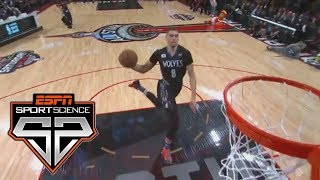 Free Throw Line Dunks  Sport Science  ESPN Archives [upl. by Hopper844]