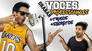 Cómo GRABAR VOCES profesionales audio tutorial español [upl. by Anyela]