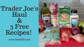 Trader Joes HAUL 3 Free recipes to try this week [upl. by Meeki]