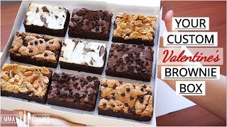 Custom Brownie Box using 1 Base Recipe [upl. by Atsillac194]