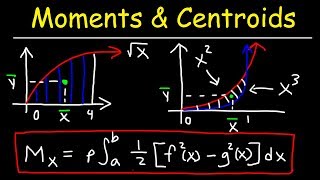 Moment Center of Mass and Centroid  Calculus Problems [upl. by Merilee]